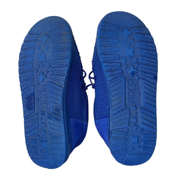 HEY DUDE Wally youth funk mono canvas shoes boys slip on loafers size 2 - Picture 14 of 15